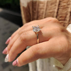 Emerald And Oval Cut Toi Et Moi Diamond Ring