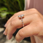 Dutch Marquise Engagement Ring In Open Gallery Style