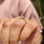 Dutch Marquise Engagement Ring In Open Gallery Style