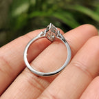 Three Stone Marquise Diamond Engagement Ring