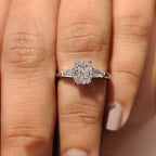 Radiant Three Stone Diamond RIng