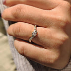 Round Cut Claddagh Engagement Ring