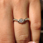 Round Cut Claddagh Engagement Ring