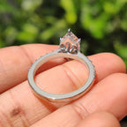 Dutch Marquise Cathedral Setting Engagement Ring