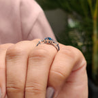 3 Stone Marquise Cut Diamond Engagement Ring