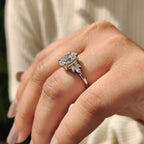 Oval Cut Engagement Ring With Muse Setting