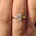 Emerald Cut Diamond Ring