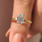 Emerald Cut Diamond Ring