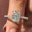 Radiant Cut Engagement Ring In Cathedral Setting