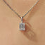 Emerald Cut Pendant With Solitaire style