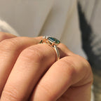 Pear And Emerald Cut Toi Et Moi Engagement Ring