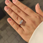 East To West Marquise Ring In Solitaire Style