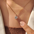 Round Diamond Pendant In Solitaire Setting