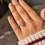 Dutch Marquise Vintage Diamond Engagement Ring