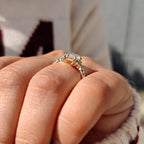 0.50 - 3 CT Marquise Diamond Ring in Muse Setting