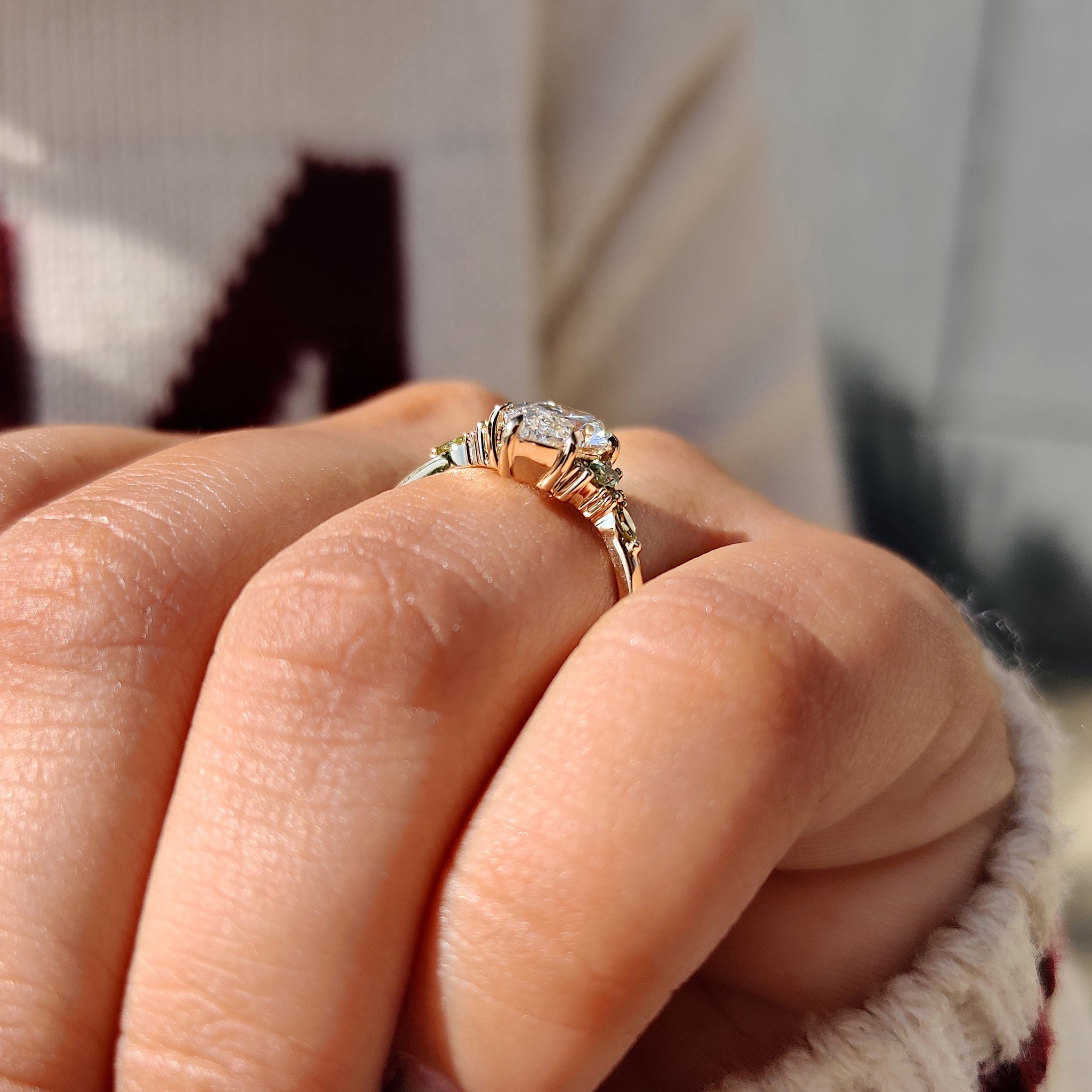 0.50 - 3 CT Marquise Diamond Ring in Muse Setting