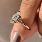 0.50 - 3 CT Marquise Diamond Ring in Muse Setting