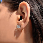 Lab Grown Diamond Portuguese Cut Diamond Earrings