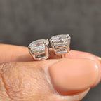 Lab Grown Diamond Portuguese Cut Diamond Earrings