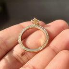 1 - 4 Carat Dutch Marquise Ring in Milgrain Setting