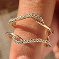 Round Diamond Enhancer Wedding Band