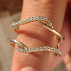 Round Diamond Enhancer Wedding Band