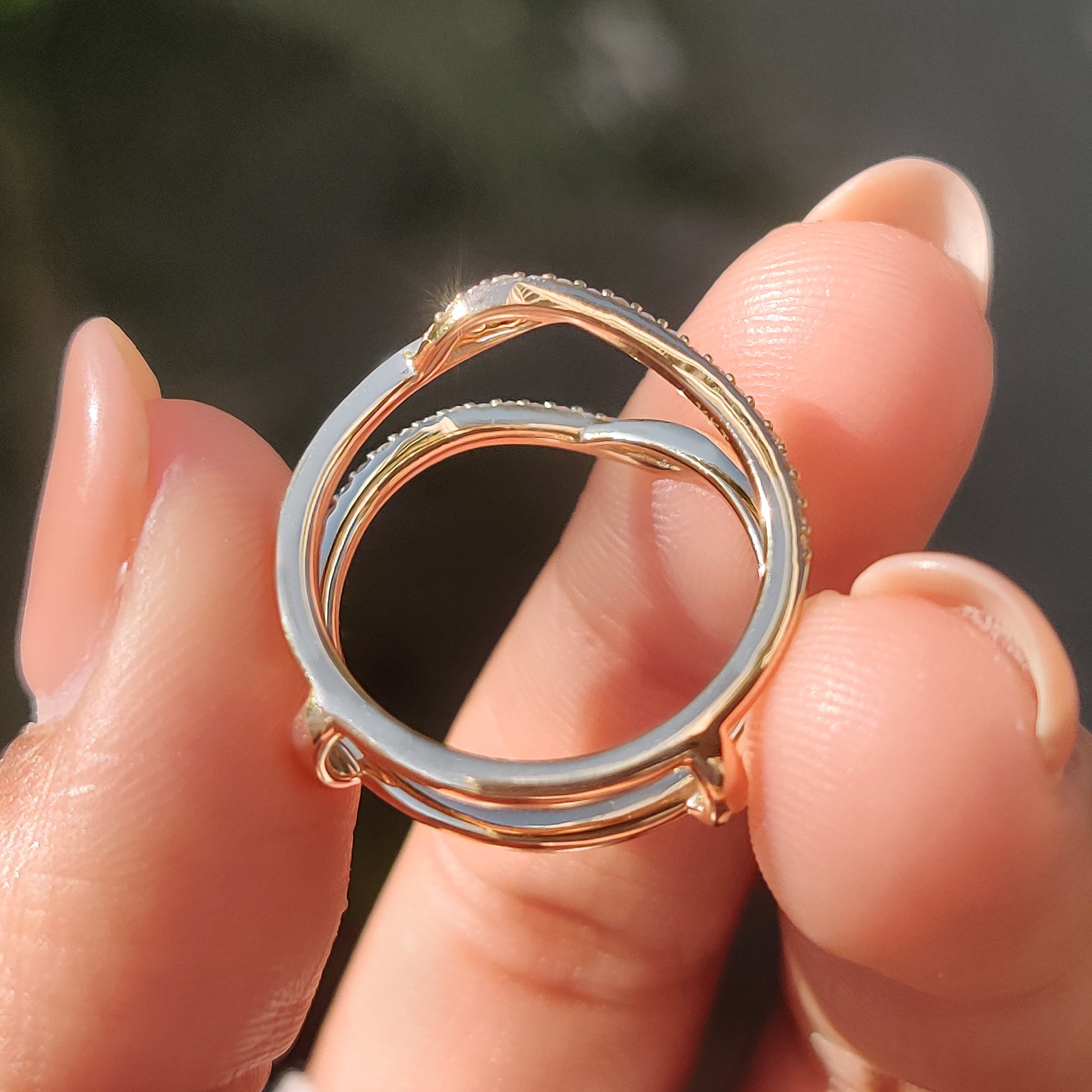 Round Diamond Enhancer Wedding Band