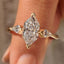 1.50 CT Dutch Marquise and Kite Cut Three Diamond Ring