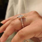Round Diamond Engagement Ring in Halo Style