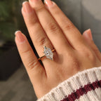 1 - 5 CT Hidden Halo Dutch Marquise Ring
