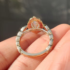Marquise Cut Diamond Ring in Milgrain Setting