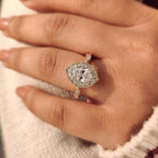 Vintage Oval Cut Diamond Ring in Milgrain Setting