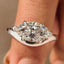 Marquise Diamond Engagement Ring in Solitaire Style