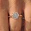 Portuguese Cut Diamond Ring In Solitaire Style