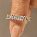 Half Eternity Baguette Diamond Wedding Band