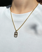 LA PAZ Gold Pendant with 0.10ct Diamond