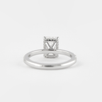 1.80 CT Radiant Cut Pave Setting Moissanite Engagement Ring