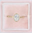 2.0 CT Oval Cut Moissanite Bezel Engagement Ring