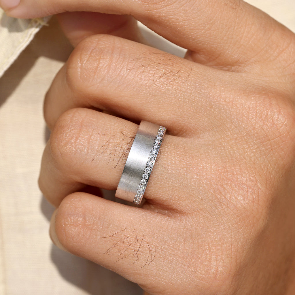 Round Cut Rose Gold Engagement Ring