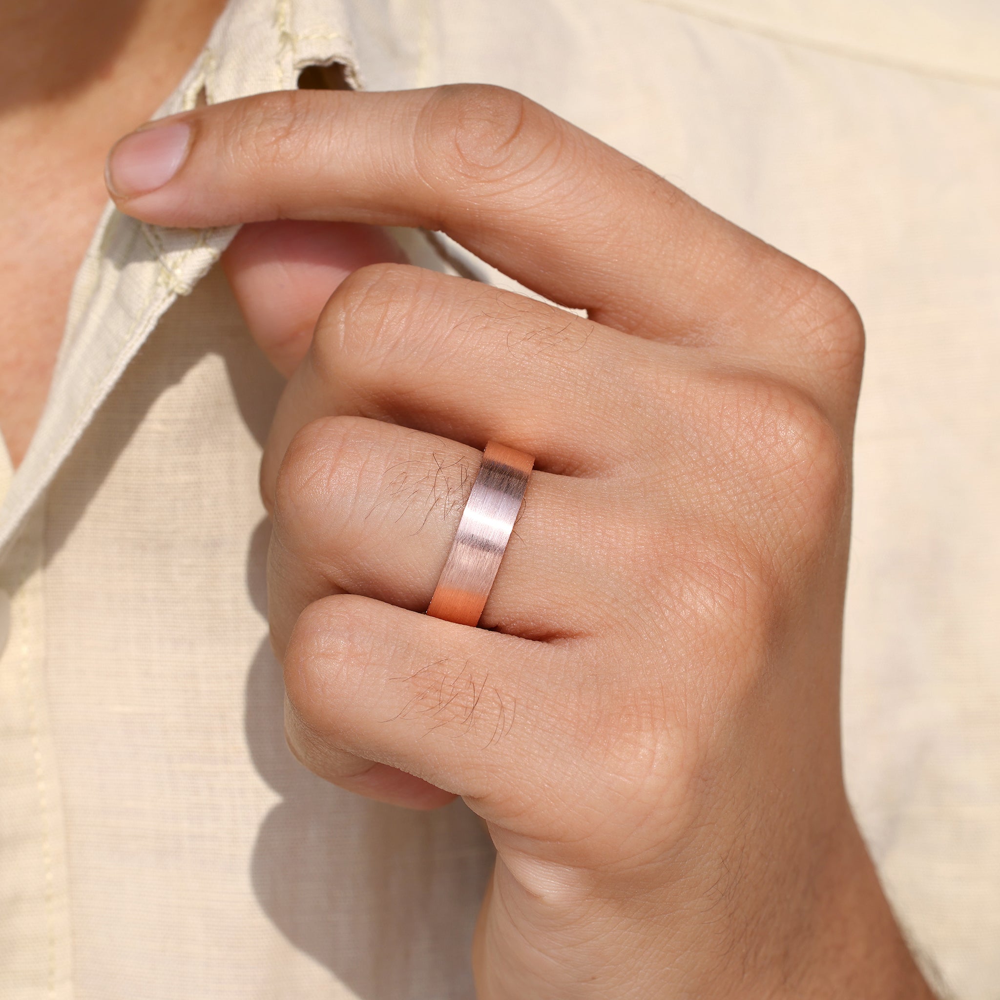 Pave Wedding Band - Rose Gold