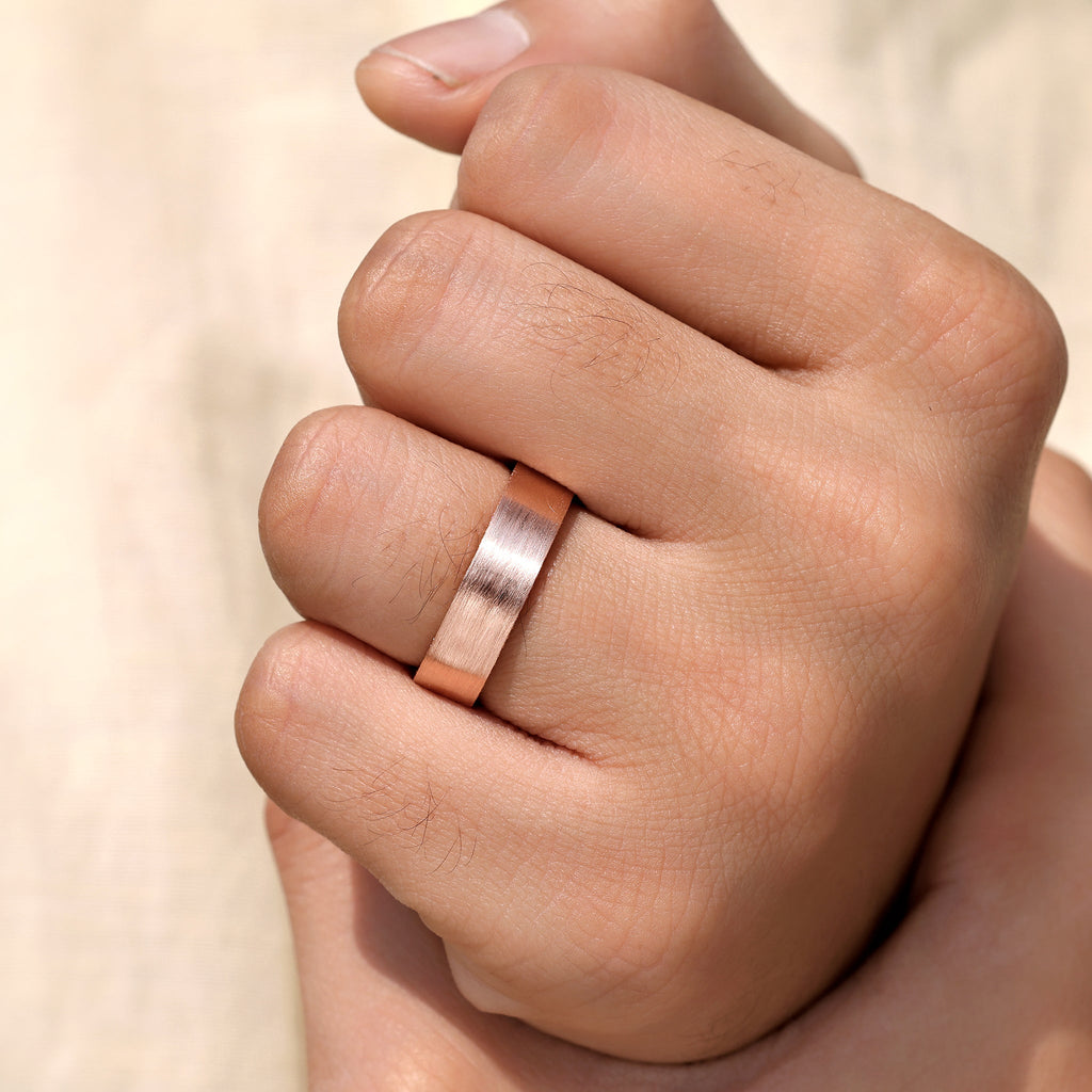 Pave Wedding Band - Rose Gold