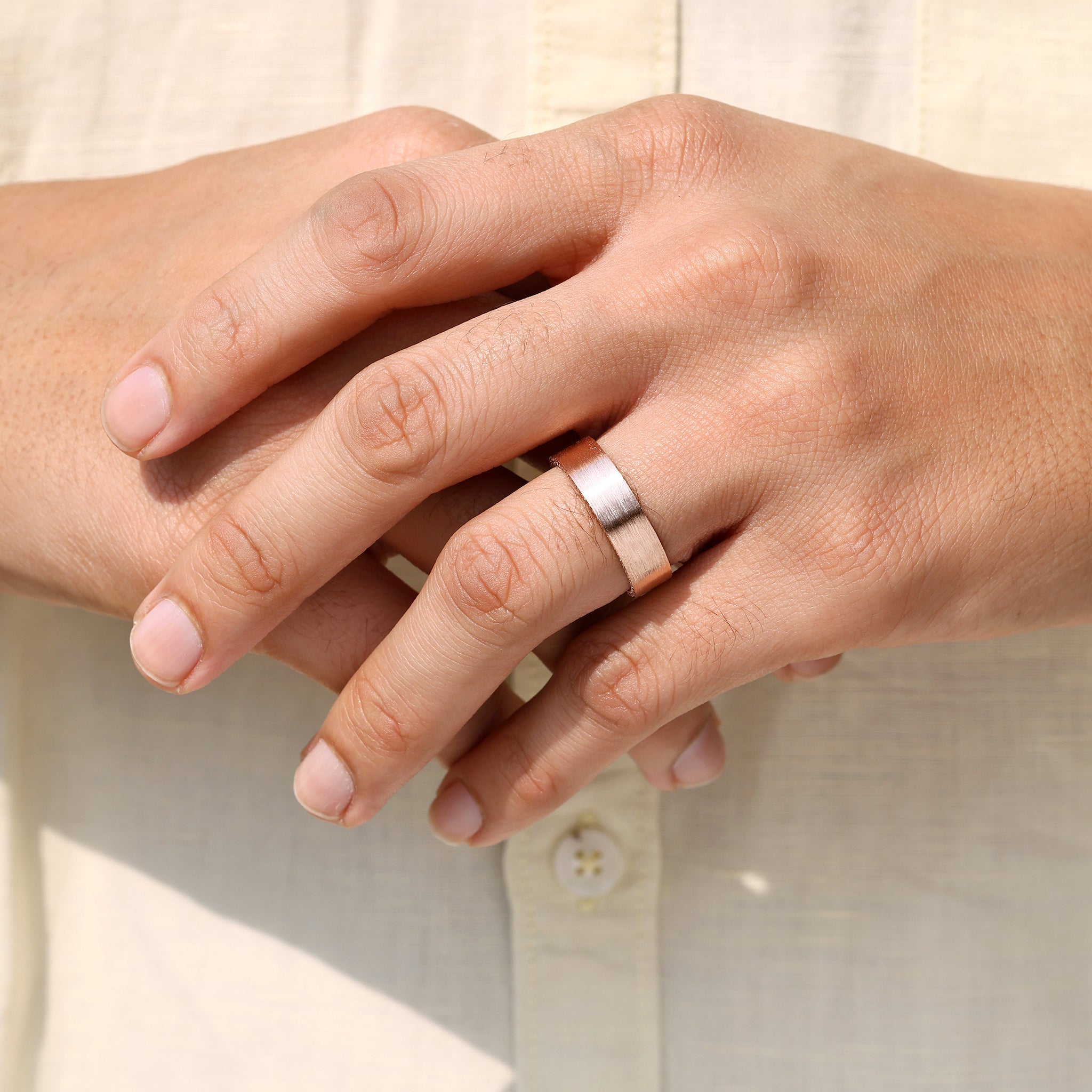 Pave Wedding Band - Rose Gold Secondary image