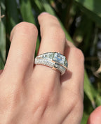 CARLIN Gold Signet Ring with 3.10ct Diamonds
