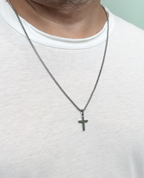 MINI CROSS Gold Pendant