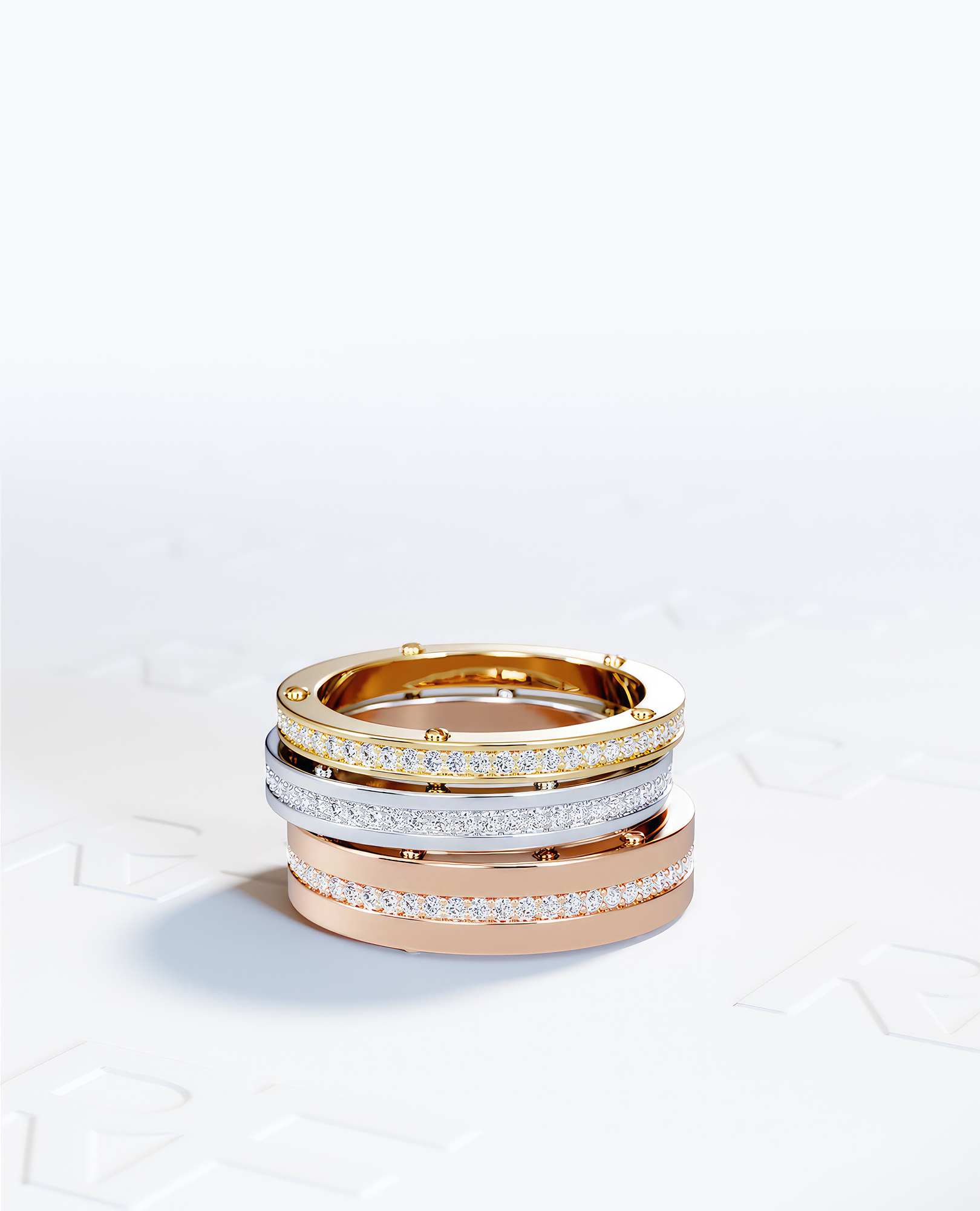 NORSE Gold Ring with 0.55ct Diamonds - 2.5mm