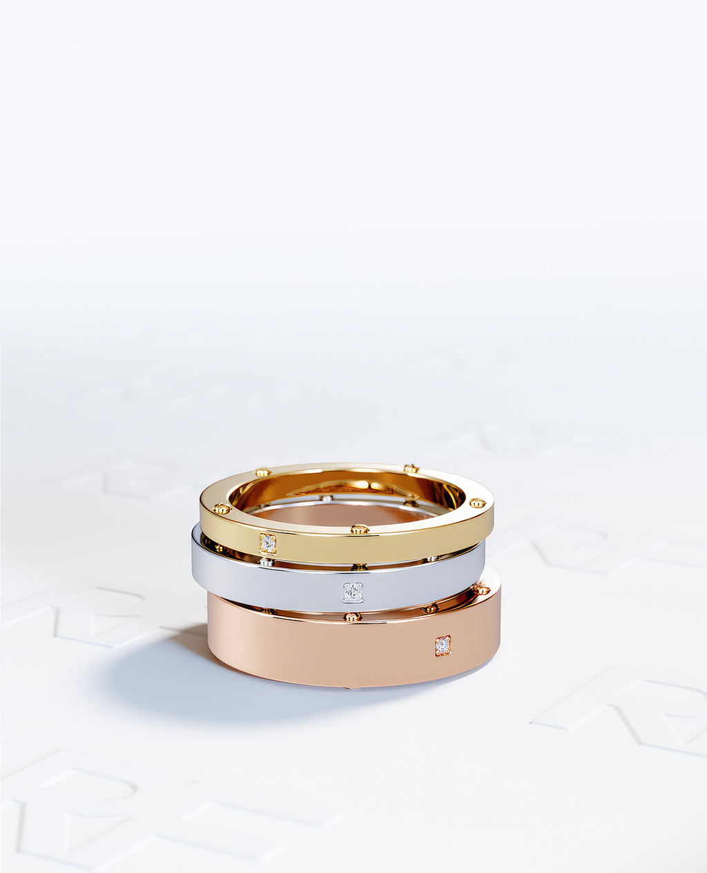 NORSE Gold Ring with Diamond - 2.5mm