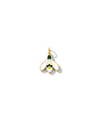 Snowdrop Charm Flower Birth Jewelry,  Special Gift for Birth
