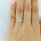 0.33 TCW Round Brilliant Cut Full Eternity Moissanite Wedding Band