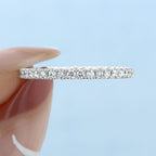 Round Brilliant Cut Full Eternity Wedding Band