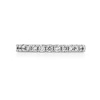 0.80 TCW Round Brilliant Cut Full Eternity Moissanite Wedding Band